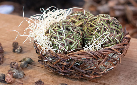 猫のおもちゃ またたびボール（またたびの実入り）3個セット　アトリエかおる