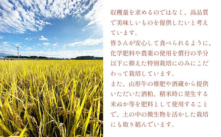 令和5年産 【つや姫】農家源助の特別栽培米 精米済 5kg 