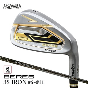SHG0064 本間ゴルフ BERES 09 3S IRON #6~#11(6本組) ゴルフクラブ アイアン セット