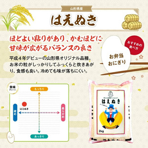 SD0218 令和7年産 【精米】 山形米 4銘柄味比べセット 計8kg(2kg×4袋) AB