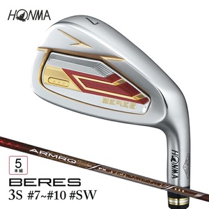 SHG0075　本間ゴルフ BERES 09 3S レディース IRON #7~#10 #SW  (5本組)　ゴルフクラブ アイアン セット