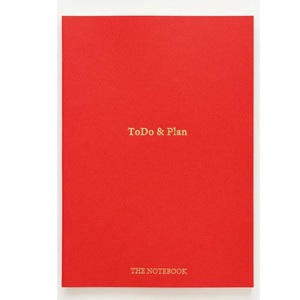 SZ0282　ToDo＆Plan　タスク管理ノート B5 サイズ【レッド】