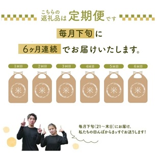 SG0122　10月下旬発送開始／【6回定期便】令和8年産 ［無洗米］はえぬき　5kg×6回(計30kg) 農家直送 HO