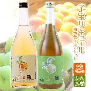 SA0616 子宝リキュール 梅酒飲み比べセット | 山形県酒田市 | ふるさと