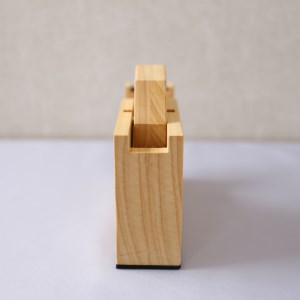 SD0040 《6種の木材から選べる》木製テープカッター (アユース)