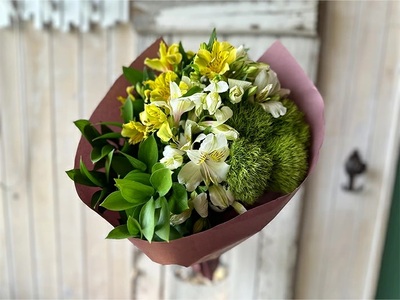 SL0234　【12回定期便】カビンに飾る緑と枝物と花 「LIVING FLOWER 12」