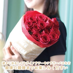 SL0064　12本のバラの花束