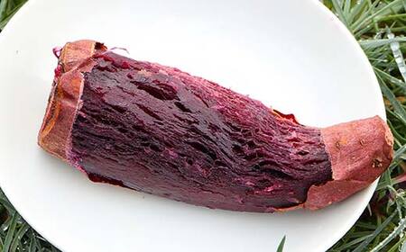 自然栽培 ふくむらさき 1kg サイズ 大～小混合 さつまいも サツマイモ 芋 F3S-2637