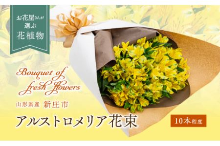 アルストロメリア（花束） 10本程度 山形県 新庄市 F3S-0321
