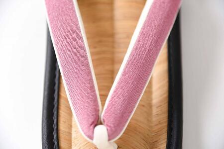 【Mサイズ】山形伝統 手編み 竹皮草履（女性用・外履き）「竹粋-CHIKUSUI-なでしこ」　024-H-KZ010-M
