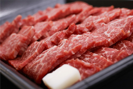 【45営業日以内配送】幸せを運ぶ牛《幸生牛》希少牛 焼肉 （モモ、肩、バラ おまかせ） 500g（500g×1パック） 018-D-YL053