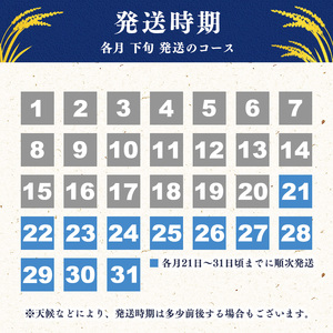 ＜2025年11月下旬開始＞【令和7年産 定期便】 はえぬき計30kg！お米 定期便（5kg×6回）！清流寒河江川育ち 山形産はえぬき 2025年産　058-C-JA022-2025-11下