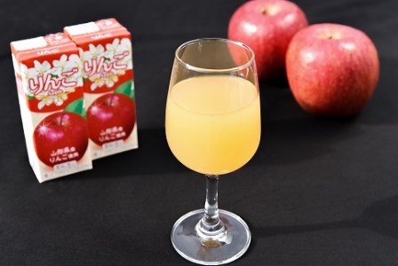 ギフト対応可》 フルーツジュース 2種（りんご・桃） 200ml×各9本