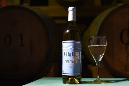 月山山麓 赤・白 ワイン ＜シャルドネヴィンテージ・メルロー＞（720ml×2本）《山形県産ぶどう100％》　018-E-CK014