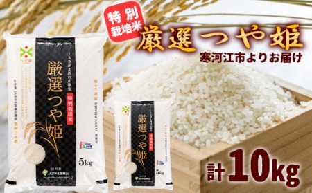 特別栽培米】 厳選つや姫 10kg（5kg×2袋） 《JAさがえ西村山限定》 2024年産 令和6年産 山形県産 山形産 白米 精米 小分け 便利  弁当 ブランド米 ごはん ご飯 オリジナル 東北 国産 10キロ 027-C-JA029 | 山形県寒河江市 | ふるさと納税サイト「ふるなび」