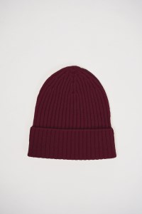“ふわとろ やわらか” カシミア ニットキャップ  【ワインレッド】カシミヤ　040-H-SS017-ワインレッド