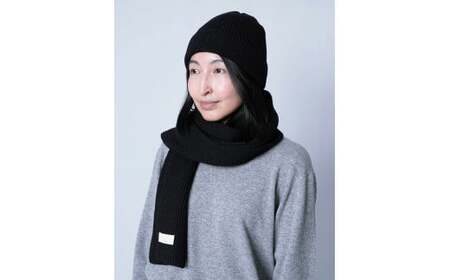 【ホワイト】《ウール100％》マフラー （ユニセックス・男女兼用）　032-H-SS015-white