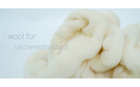 【ホワイト】《ウール100％》マフラー （ユニセックス・男女兼用）　032-H-SS015-white