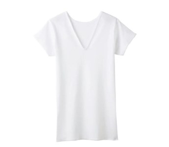 【グンゼ 快適工房】三分袖肌着 女性用 V首 ホワイト Lサイズ（3枚セット）012-H-GZ002V-WL