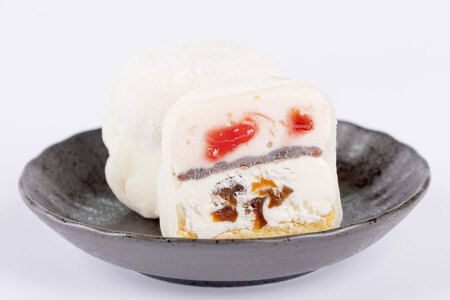 山形のうまいもの食品３冠達成！プレミアムさくらんぼアイスケーキ大福　６個　0123-2505