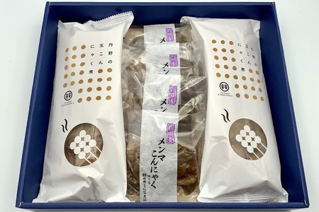 【玉こんにゃく煮】2袋と【メンマこんにゃく煮】4袋 詰合せ 0004-2402