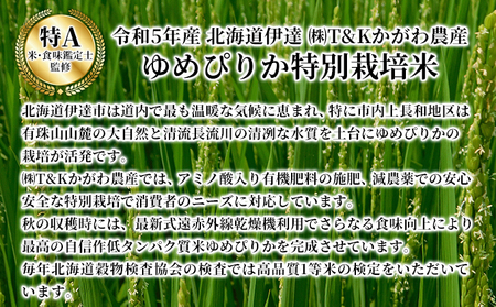 2ヵ月 定期便【令和5年度】 北海道 伊達産 ゆめぴりか 2kg 精米