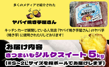 【2025年12月以降配送】北海道 伊達 さつまいも シルクスイート 5kg 熟成 高糖度 サツマイモ 芋 甘い スイートヤバ芋 産地直送