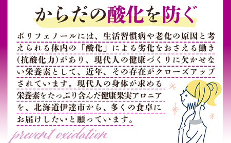 北海道伊達大滝産アロニア冷凍果実（加工用）