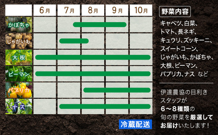 【2026年発送 】【先行予約】北海道 伊達市 産直・旬 のおまかせ 野菜 詰合せ 6〜8種 55250527