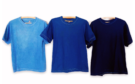 藍染めTシャツ（藍） Sサイズ