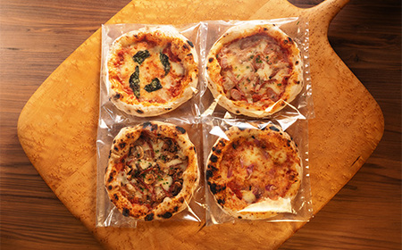 やきたて冷凍ピザ 4枚セット マルゲリータ 肉 バラ マッシュルーム nu-pzxxx4