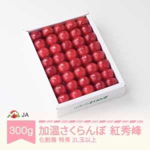 先行予約 加温ハウス さくらんぼ 紅秀峰 300g 2026年産 ja-bskxx300