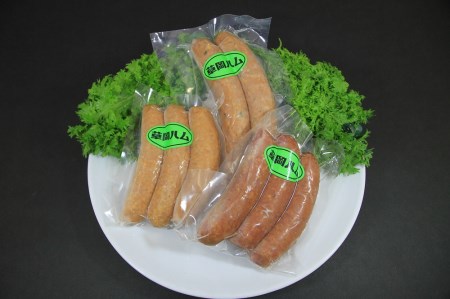 草岡ハムのフランクフルト3種セット_E101