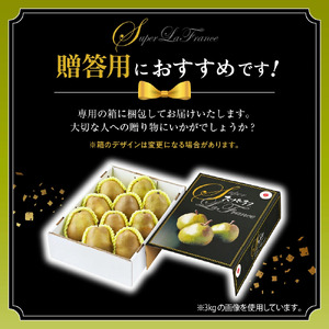 スーパー ラ・フランス 3kg 洋梨 フルーツ 果物 山形 08-01-065