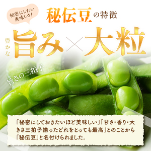 【2025年 先行予約】 枝豆 「秘伝豆」 1.5kg JA提供 山形県 東根市　hi003-130-1　枝豆 えだまめ 秘伝豆 250g×6袋 大容量 たっぷり 1.5kg ビール おつまみ たっぷり 送料無料 特産品 お手軽 お酒 おかず 弁当 時短 ずんだ 晩酌 東北 山形県 東根市