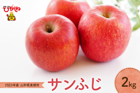 2023年産 りんご「サンふじ」2kg JA提供 P-2346