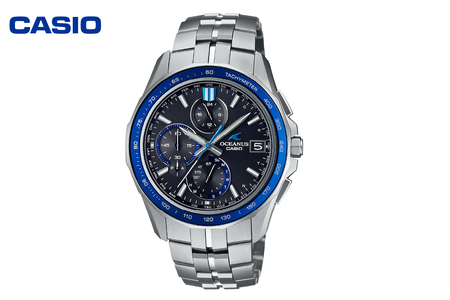 【CASIO】OCEANUS　OCW-S7000-1AJF マンタシリーズ Manta 山形県 東根市 hi011-110 腕時計 時計 ウォッチ カシオ マンタシリーズ Manta オシアナス メンズ 男性 電波 ソーラー アナログ シルバー チタン コンパクト 国内正規品