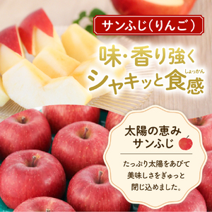 【2026年11月以降お届け】　ラ・フランス＆りんご　2回定期便 山形県 東根市　hi003-158