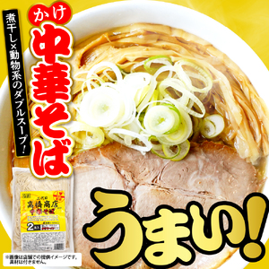 かけ冷凍中華そば2人前 二代目高橋商店 山形県東根市 hi092-003