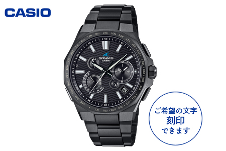 【CASIO】腕時計 OCEANUS OCW-T6000B-1AJF ≪名入れ有り≫ 山形県 東根市 hi011-125 (腕時計 時計 ウォッチ watch カシオ CASIO OCEANUS オシアナス メンズ 男性 電波 ソーラー お洒落 おしゃれ ファッション コレクション コレクター ブラック black アウトドア 多機能 国内正規品 山形県 東根市 ふるさと納税 人気)