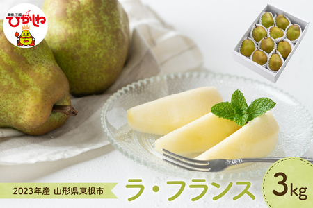 2023年産 洋なし「ラ・フランス」3kg JA提供 P-2338