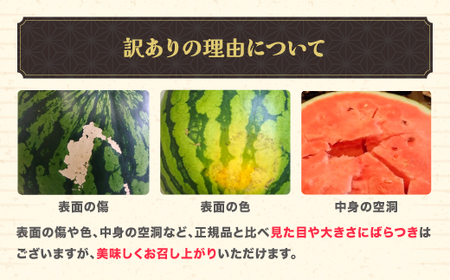 先行予約 訳あり尾花沢スイカ Lサイズ以上 1玉 7月下旬～8月中旬頃発送 令和8年産 ns-su1wx1