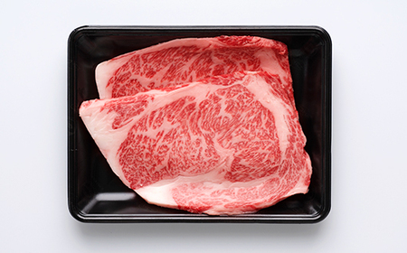 雪降り和牛尾花沢 リブロースステーキ 200g×2枚 計400g ja-yoxxt400-ixx