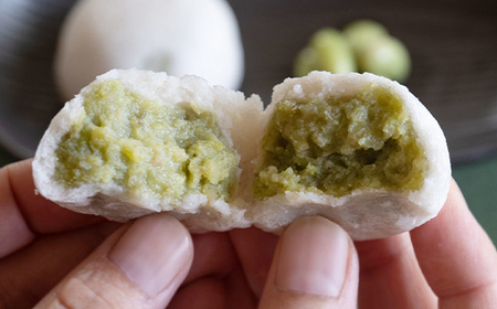 じんだん饅頭 10個入 『じんだん本舗大江』 スイーツ 菓子 ずんだ 山形県 南陽市 [2164]
