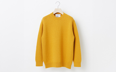 ≪先行予約≫ A1 : A SWEATER IS ORDINARY YELLOW イエロー カシミヤセーター 服 洋服 ユニセックス メンズ レディース ブランド 数量限定 山形県 山辺町 サイズ4 yt-soxxy4