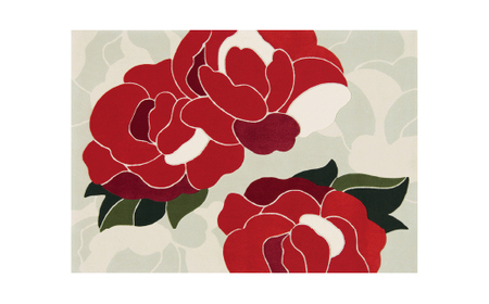 【山形緞通】牡丹 (M) [絨毯 じゅうたん ラグ カーペット oc-jtbtm]