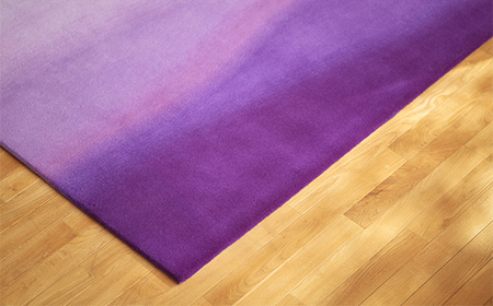 【新品・未開封】山形緞通MANYO - FUJI (S) 紫色ラグ 山形緞通】みなづき (S) [絨毯 じゅうたん ラグ カーペット oc-jtmds