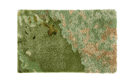 【山形緞通】KOKE (XS) [絨毯 じゅうたん ラグ カーペット oc-lkkke]