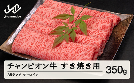 第30回山形県家畜商牛枝肉共進会チャンピオン受賞 山形牛 サーロイン すき焼き 350g A5ランク 牛肉 黒毛和牛 国産 tc-cpsxy350 ※沖縄・離島への配送不可