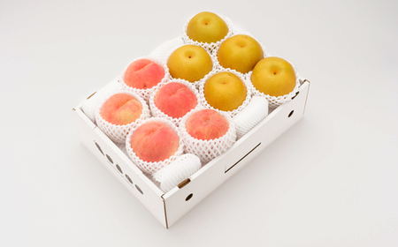 《先行予約》もも 白桃 秀品 和梨 詰め合わせ 品種おまかせ 化粧箱入り 3kg フルーツ 果物 アソート 2026年産 令和8年産 山形県産 送料無料 ns-fshnx3 ※沖縄・離島への配送不可